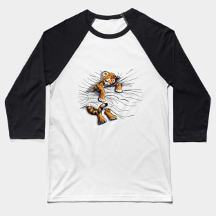 Tangled Tiger Baseball T-Shirt